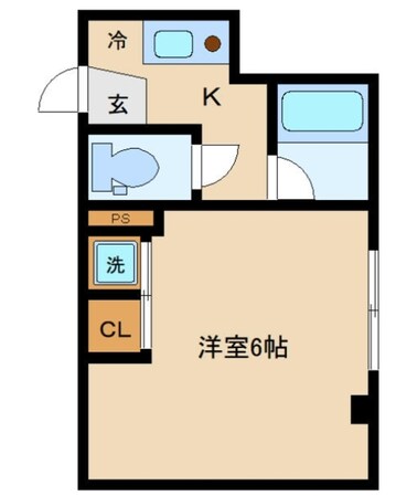 第68シンエイビルの物件間取画像